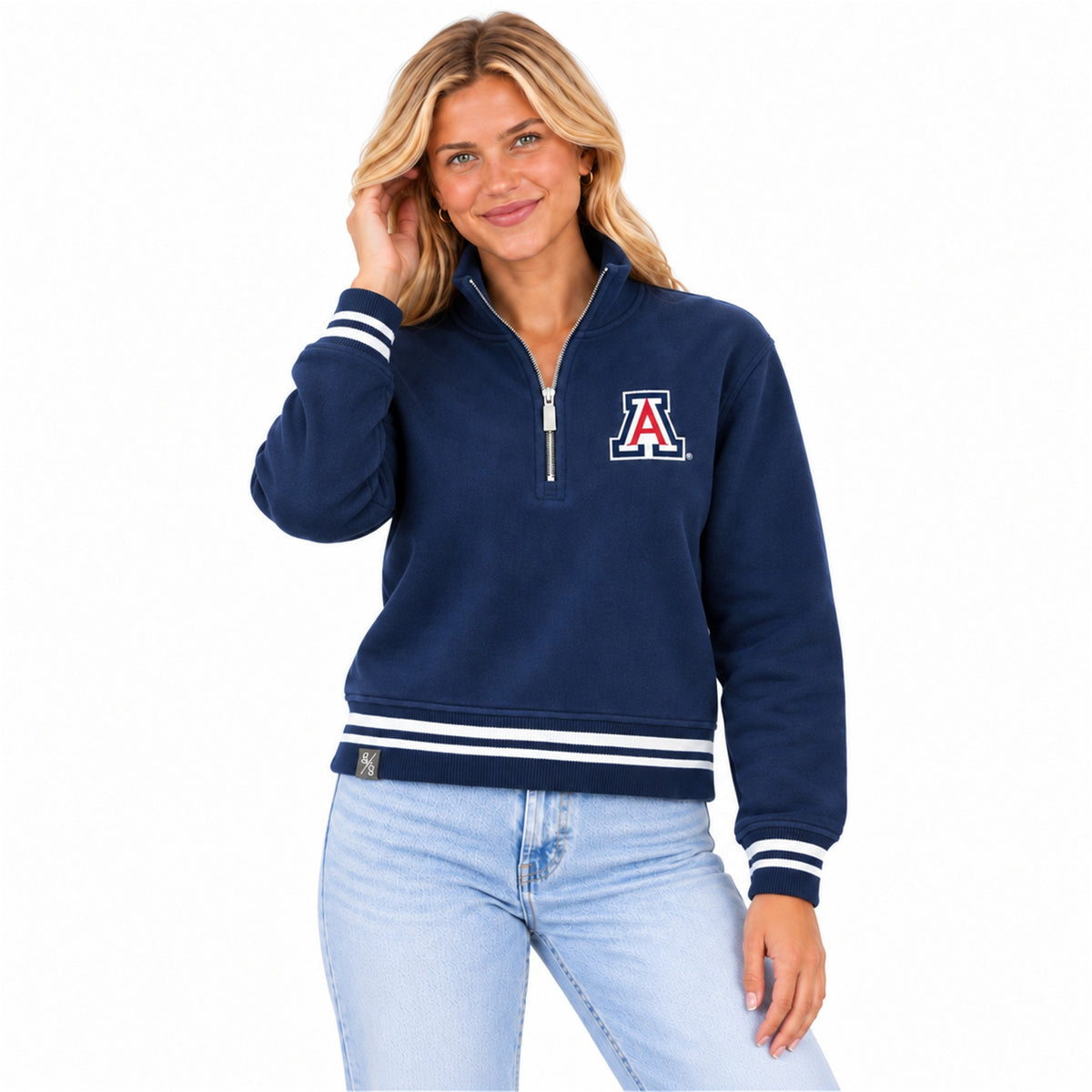 g/g Women's NCAA Quarter-Zip Fleece Sweatshirt
